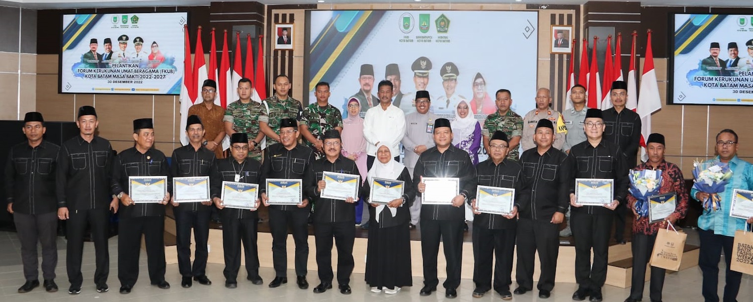 Pelantikan oleh Walikota Batam pada tanggal 30 Desember 2022 di Kantor Walikota Batam